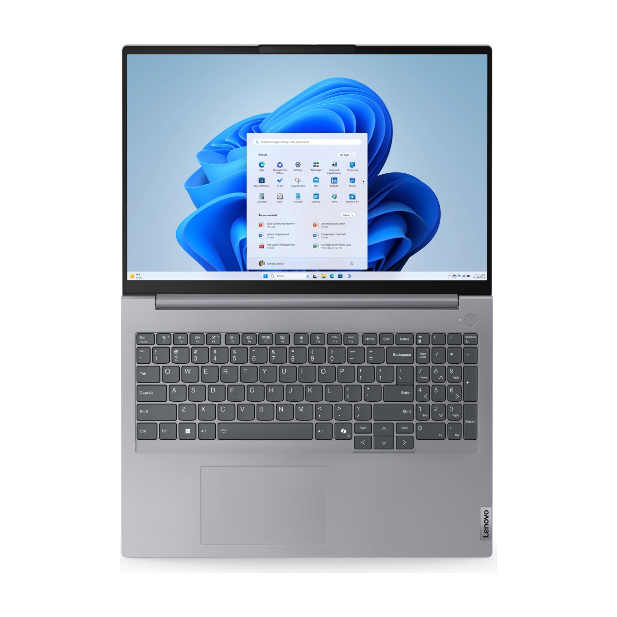 Lenovo ThinkBook 16 G7 IML 16-inch WUXGA Intel Core Ultra 5 125U 8GB RAM 512GB SSD Win 11 Pro Laptop 21MS001YSA